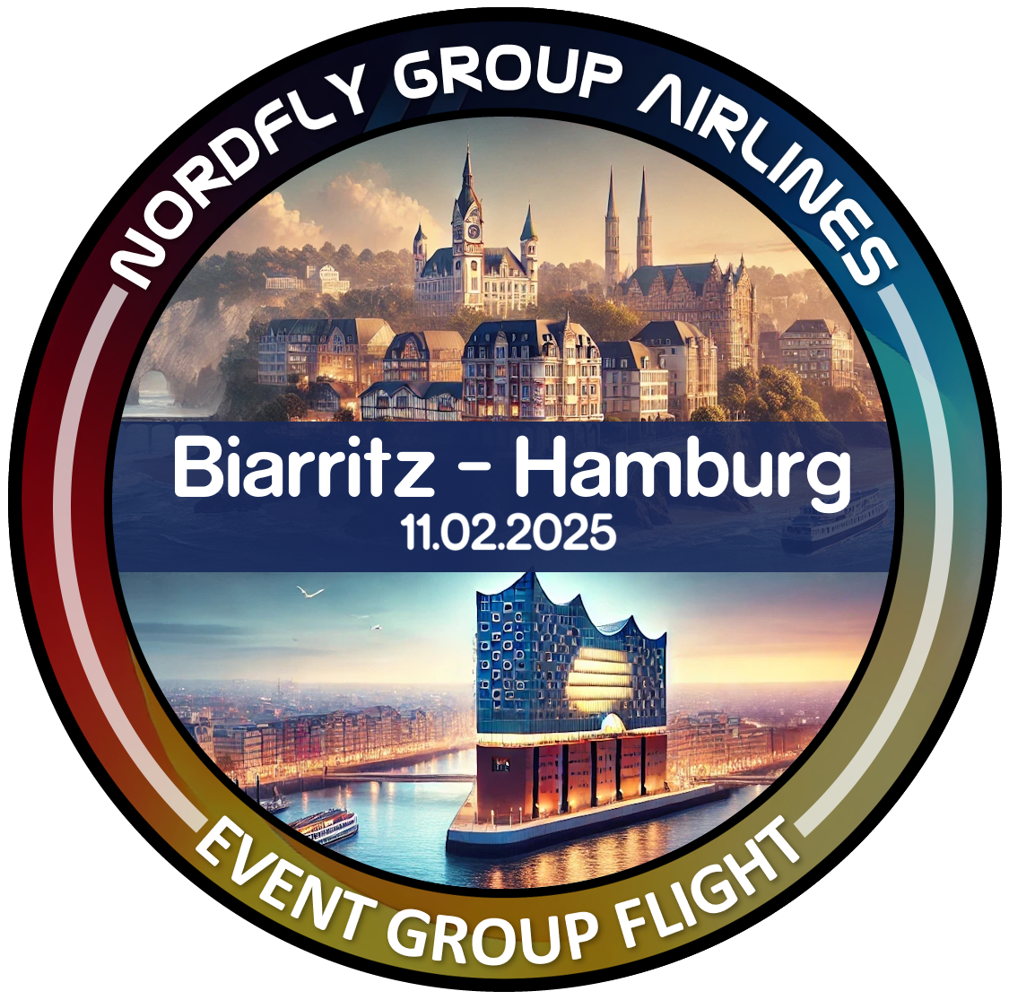 Group Flight Event | LFBZ - EDDH